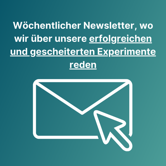 Zugang zum Nizeletter - Wo wir über unsere Fehlschläge reden